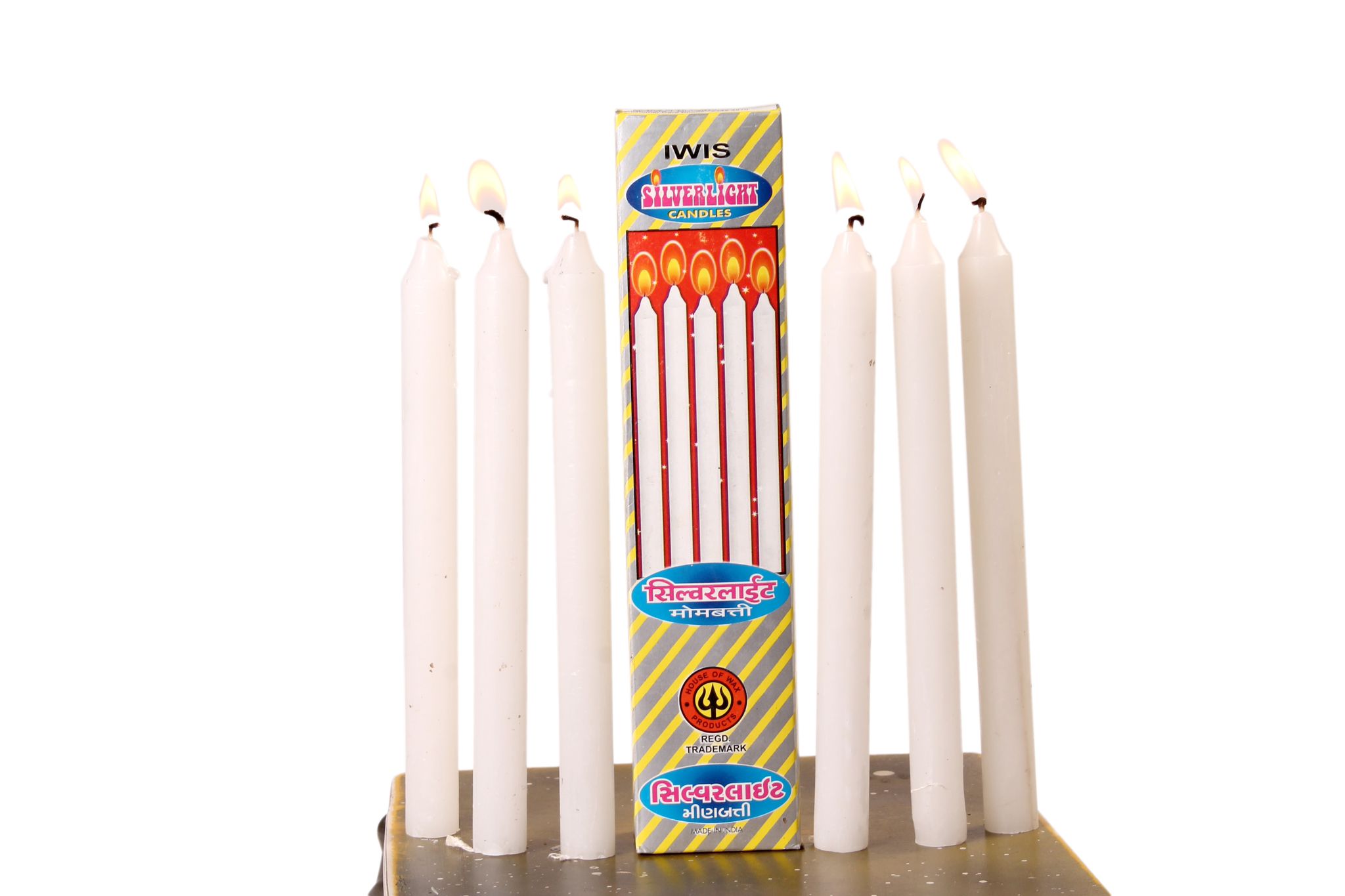 CANDLES-PILLAR CANDLES-WHITE CANDLES